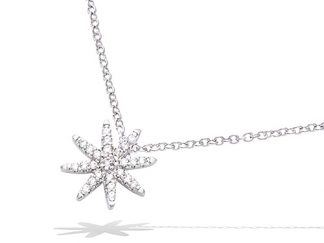 collier argent étoile