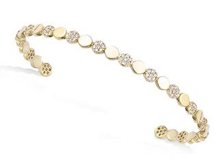 Bracelet jonc pastilles lisses