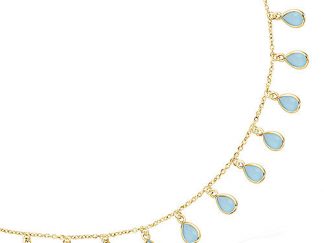 collier goutte pampille pl or