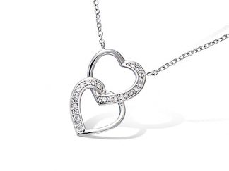 Collier coeur superposé oxydes