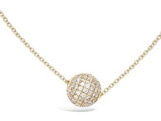Collier or boule pavé oxydes