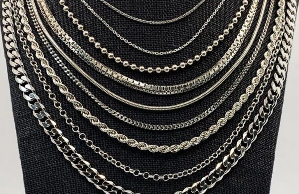 Chaines argent chaines plaqué or