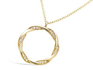 Collier or anneau torsade oxydes